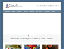Tablet Screenshot of cottagelakepc.org